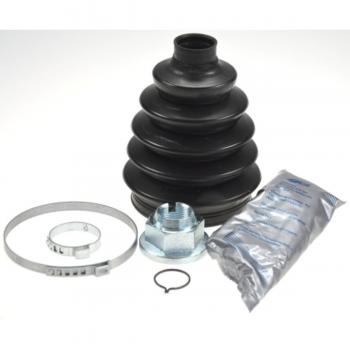 Kit de fuelles para eje de transmisión SPIDAN 21758, incluye fuelles de goma, abrazaderas y es compatible con vehículos específicos para la reparación del sistema de transmisión