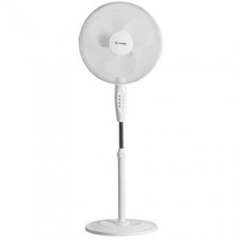 Ventilador de Pie Oscilante Blanco 40W Ø40 cm con Altura Ajustable y 3 Velocidades Modelo White Comfort Orion91