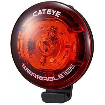 Cat Eye Luz Seguridad Cateye Wearable Mini Accesorios De Faros/Pilotos Ciclismo Unisex Adulto, Multicolor