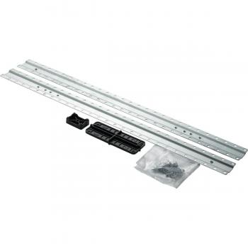 Kit de instalación Electrolux M2DK2 para lavavajillas, incluye piezas y accesorios en color negro y acero inoxidable