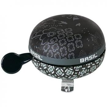 Basil Boheme Big Bell Timbre de Bicicleta, Unisex Adulto, Gris Oscuro, Talla única