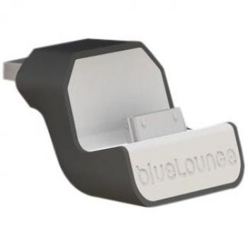 Bluelounge 720039 - Base de carga con enchufe EU para Apple iPhone, negro