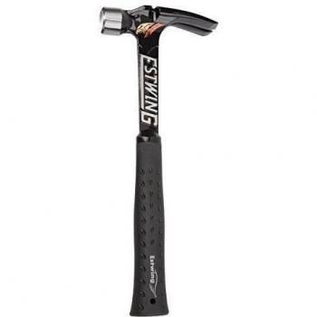 Estwing EB-15SR 15 oz. Ultra Sleek Profile Smooth Face Hammer with Black Shock Reduction Grip