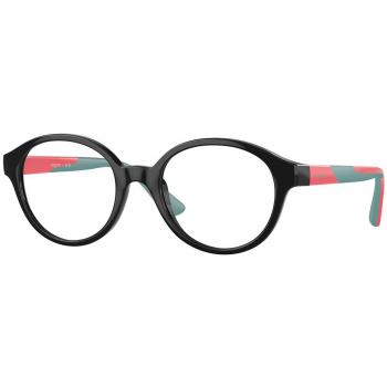 Vogue Eyewear VY2025 Kids W44 Black Round Eyeglasses Size 43 (Frame Only) - Blue Light Block Available