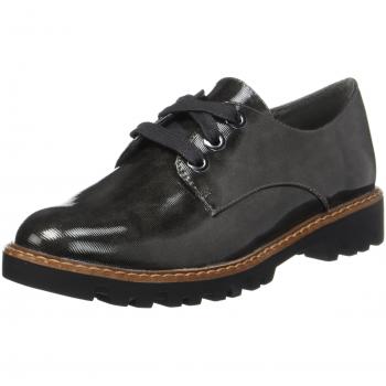 Tamaris 23712, Zapatos de Cordones Oxford para Mujer, Gris