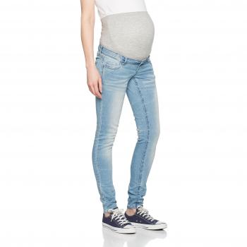 MAMALICIOUS Mlclara Slim, Vaqueros Premamá para Mujer, Azul