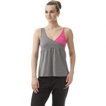 Nordblanc Mujer Yoga Top Trig, primavera/verano, mujer, color Varios colores - Grau/Rosa, tamaño 40 [DE 38]
