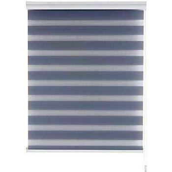 Blindecor Nd100 - Estor enrollable doble tejido, noche y día, 100 x 180 cm, color gris