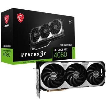 MSI GeForce RTX 4080 VENTUS 3X OC 16GB GDDR6X Tarjeta Gráfica