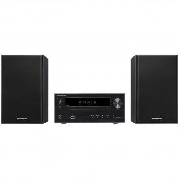 Pioneer X-HM26-B - Sistema de Audio Micro Doméstico, 30W, con Bluetooth, CD, USB y Radio, Color Negro