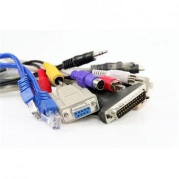 Cable de 25 metros con conectores macho a macho de 2 metros