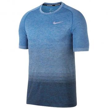 Nike M DF Knit SS GRD Camiseta, Hombre, Azul Jay/Gris Lobo/Azul Trueno/Wolf Grey/Thunder Blu | m, L