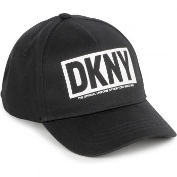 Gorra de algodón DKNY con logo frontal D60146