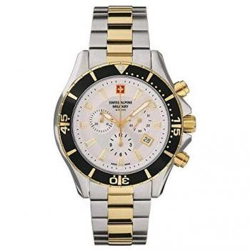 Reloj Cronógrafo Suizo Alpine Military 7040.9142 para Hombre 46mm 10ATM
