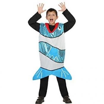 Atosa disfraz pez azul niño unisex infantil 3 a 4 años