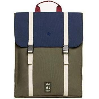 Lefrik - Mochila Handy Casual y Práctica - Tejido 100% Reciclado - Eco Friendly - Para trabajar o para viajar - 12 L - Color Multi Navy