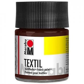 Pintura Textil Marabu 50 ml - Marrón Oscuro