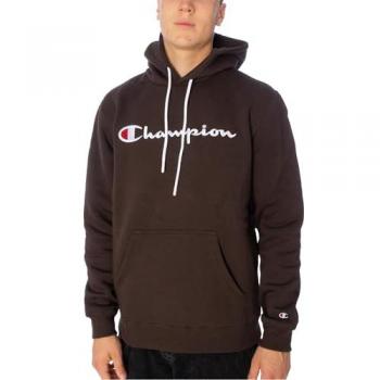 Sudadera con capucha Champion Cotton Logo marrón - XXL