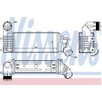 Intercooler NISSENS 96765 - Compartimentos de Motor, tipo de producto: intercooler, características: diseñado para optimizar la refrigeración del aire comprimido en motores turboalimentados, fabricado con materiales de alta calidad para