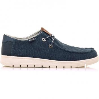 Mustang Denver Náuticos para Hombre Color Marino con Cierre de Cordones y Puntera Redonda