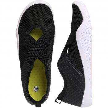 WHITIN Zapatos de Agua Escarpines Deporte Mujer Transpirable de Secado Rápido para Piscina Playa Vela Mar Río Aqua Cycling Deportes Negro 36 EU
