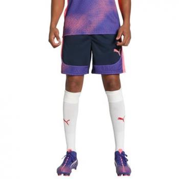 Pantalones Cortos de Fútbol Puma IndividualFinal Hombre, Talla S, Color Navy Dark Amethyst Blue Purple
