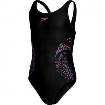 Speedo - Bañador de niña de natación Placement Muscleback