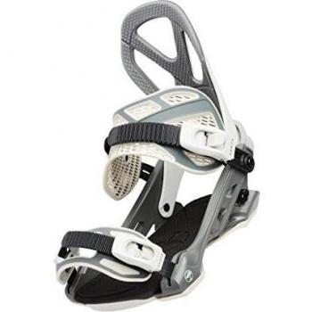 Arbor Hemlock - Fijaciones para Tabla de Snowboard, Color Gris, M/L