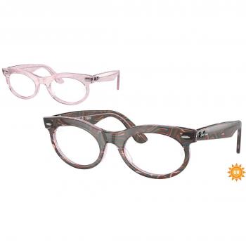 Ray-Ban RX2242VF Wayfarer Oval Asian Fit 8292 Armazones para Hombre Purple