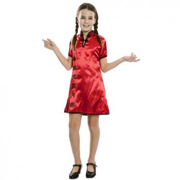 Disfraz de China Roja para niña