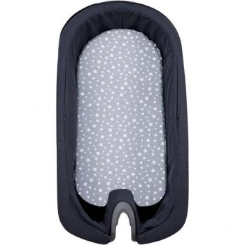Sábana Bajera Capazo Stokke Algodón Hipoalergénico Jyoko White Star 120x60cm
