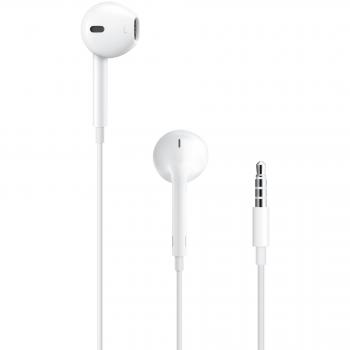 Auriculares Apple EarPods con Clavija de 3,5 mm, modelo MWU53ZM/A, incluyen micrófono y mando a distancia