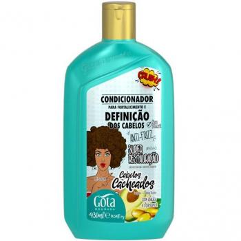 Gota Dourada Condicionador Fortalecimento para Cabelos Cacheados 430ml