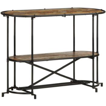 Mesa Consola Torana de Madera Maciza Reciclada 110x42x76 cm