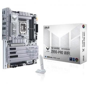 Placa Base ASUS TUF GAMING Z890-PRO WIFI ATX LGA1851, Chipset Z890, DDR5, PCIe 5.0, Thunderbolt 4 Type-C, Wi-Fi 7, 2