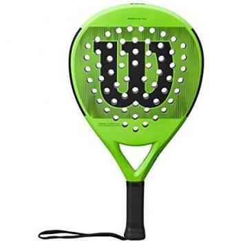 Wilson Blade Team WR033121U2 - Pala de Pádel, Fibra de Vídrio y EVA, 370 g, Verde y Negro