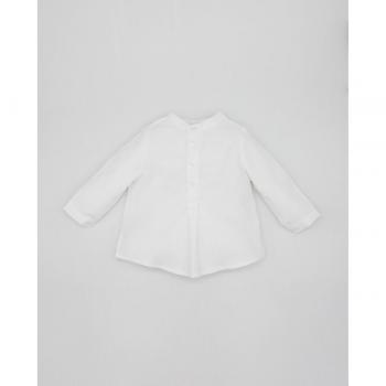 Camisa blanca oxford de algodón para bebé niño by Fina Ejerique