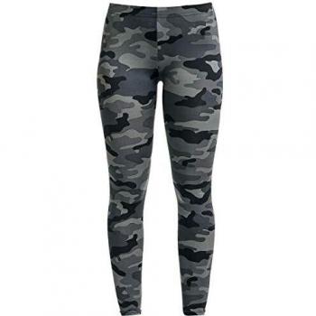 R.E.D. by EMP Built For Comfort Mujer Leggins Camuflaje Oscuro L, 91% Poliester, 9% elastán, Suelto