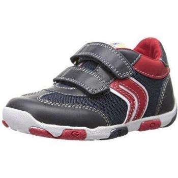 GEOX, B BALU' BOY - Zapatillas de deporte para niños, color navy/red, talla 18