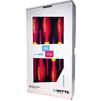 Witte 670027 - Juego de 6 destornilladores PRO-VDE