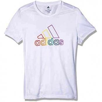adidas Own The Run tee Camiseta, Hombre, Blanco, 2XL