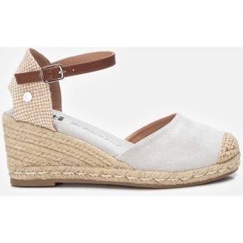 Sandalias de Cuña Xti Plateadas con Altura de 7cm