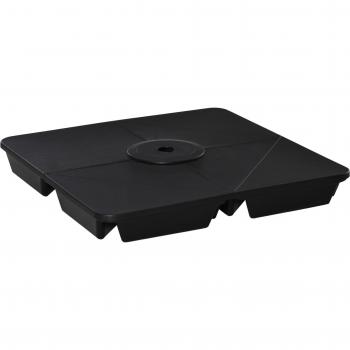 Outsunny 4 Pesos para Base de Sombrilla Cantilever con Asa 80 kg - Negro