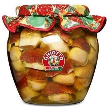 Galfrè Antipasti d'Italia - Hongos Porcini enteros en aceite de oliva-Tarro kg. 1,6 - Producto Artesanal Italiano
