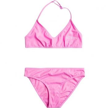 Conjunto de Bikini para Niños Roxy Swim For Days en Color Rosa