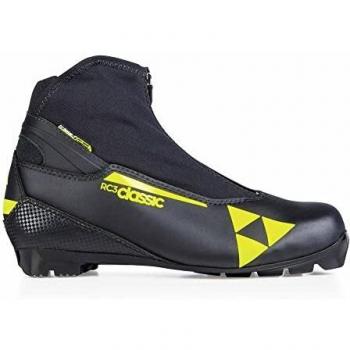 Botas de Esquí Nórdico Fischer RC3 Classic - Unisex, Color Negro/Amarillo, Talla 47