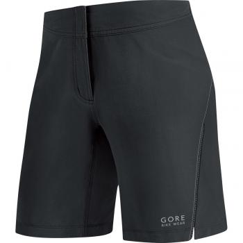 GORE BIKE WEAR Pantalones Cortos Ciclismo, Mujer, Súper Ligeros, Elásticos, GORE Selected Fabrics, LADY Shorts, Talla 38, negro, TLELSP990004