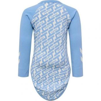 Hummel Kelsey Long Sleeve Bodysuit for Boys in Dusk Blue (2-4 Months)
