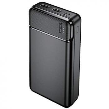 Power Bank Maxlife 20000mAh USB 2.4A Compacto y Ligero - Negro
