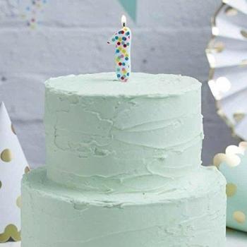 Pick and Mix - Polka Dot Candle Number 1